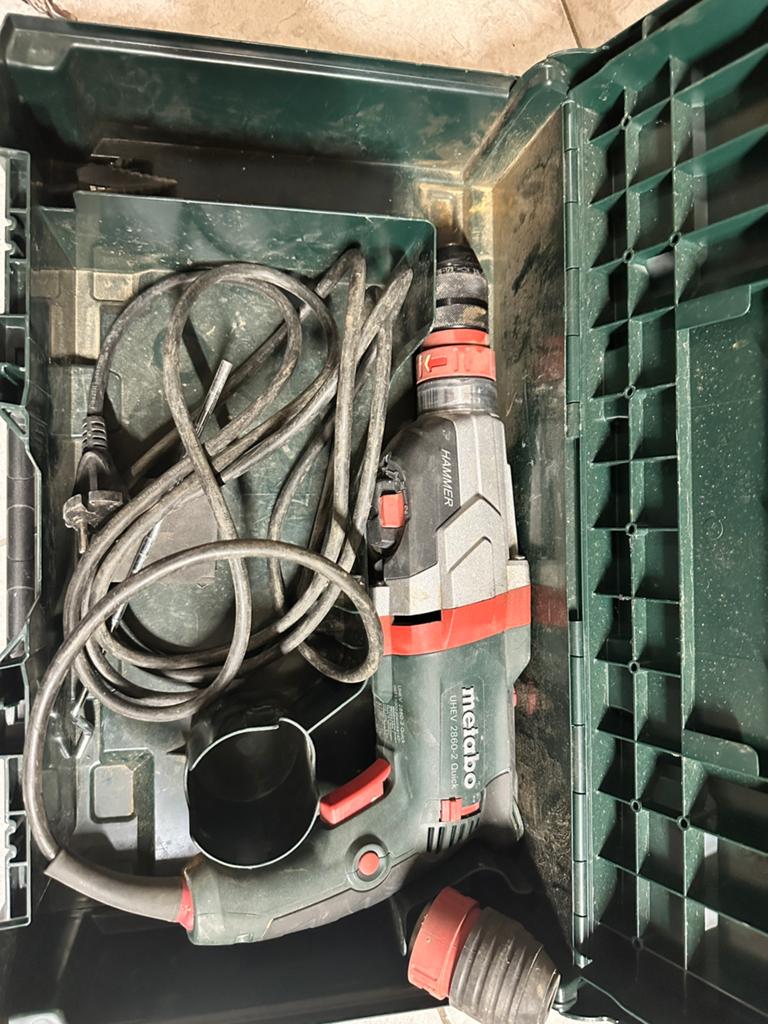 Metabo UHEV 2860-2 Quick combihamer, Ophalen of Verzenden, Gebruikt