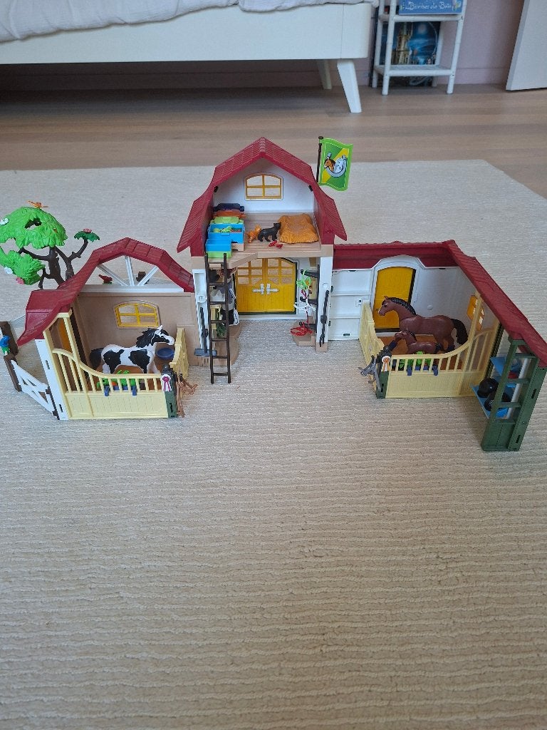 Playmobil 6926 Ferme équestre, Bâtiment, Comme neuf, Country, Kit complet