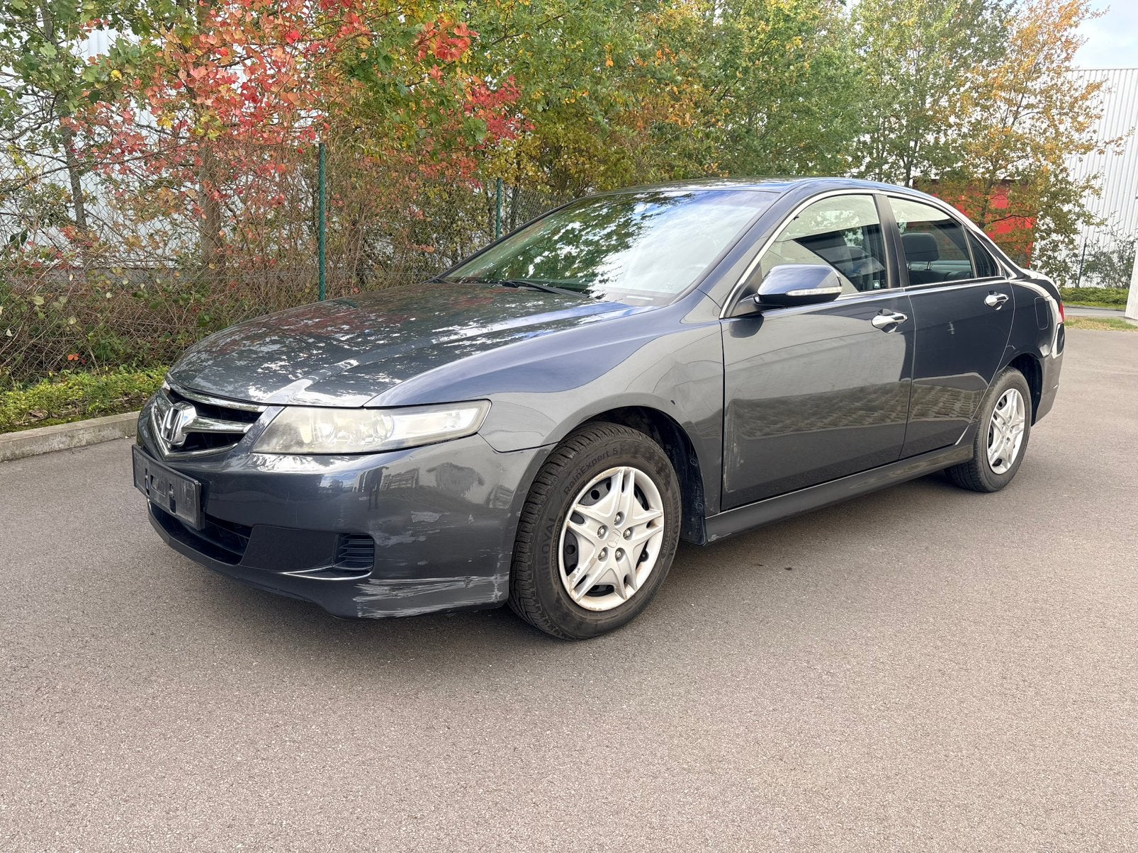 HONDA ACCORD 2.0 iVTEC AUTOMAAT 115000KM AIRCO, Auto's, 114 kW, 4 cilinders, Leder, Grijs