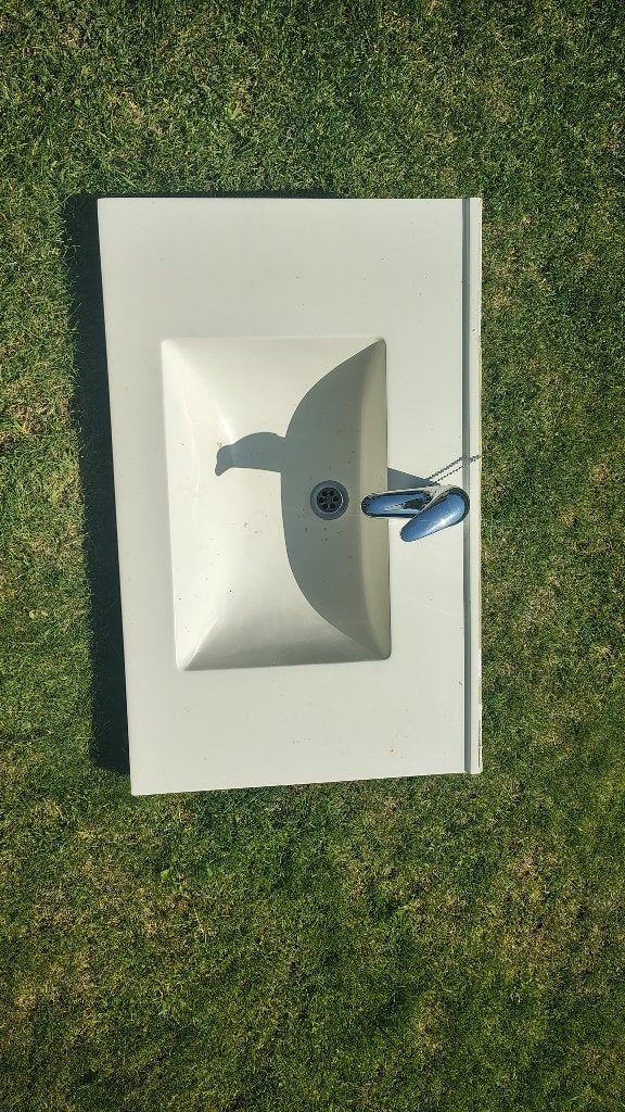 Lavabo met warmwaterkraan, Doe-het-zelf en Bouw, Sanitair, Ophalen