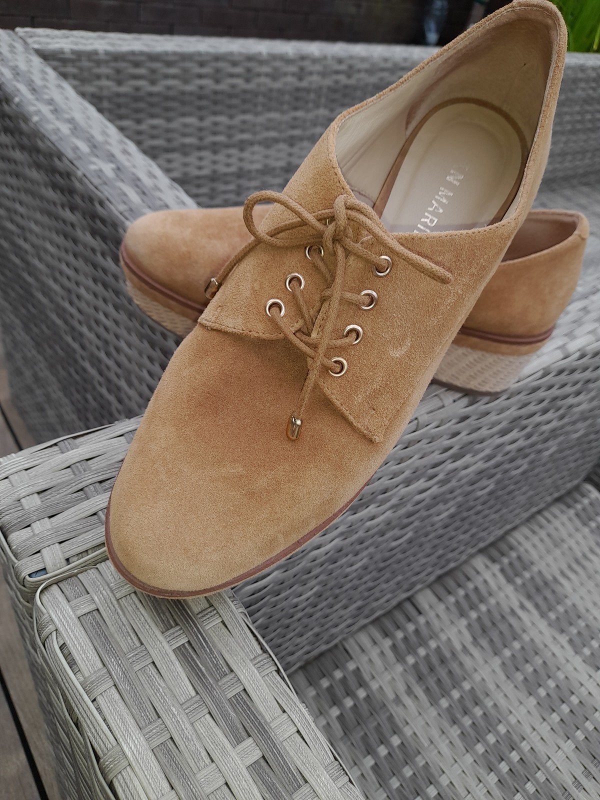 Winter veterschoenen in een zacht bruine kleur M 40, Ophalen, San Marina, Bruin, Zo goed als nieuw