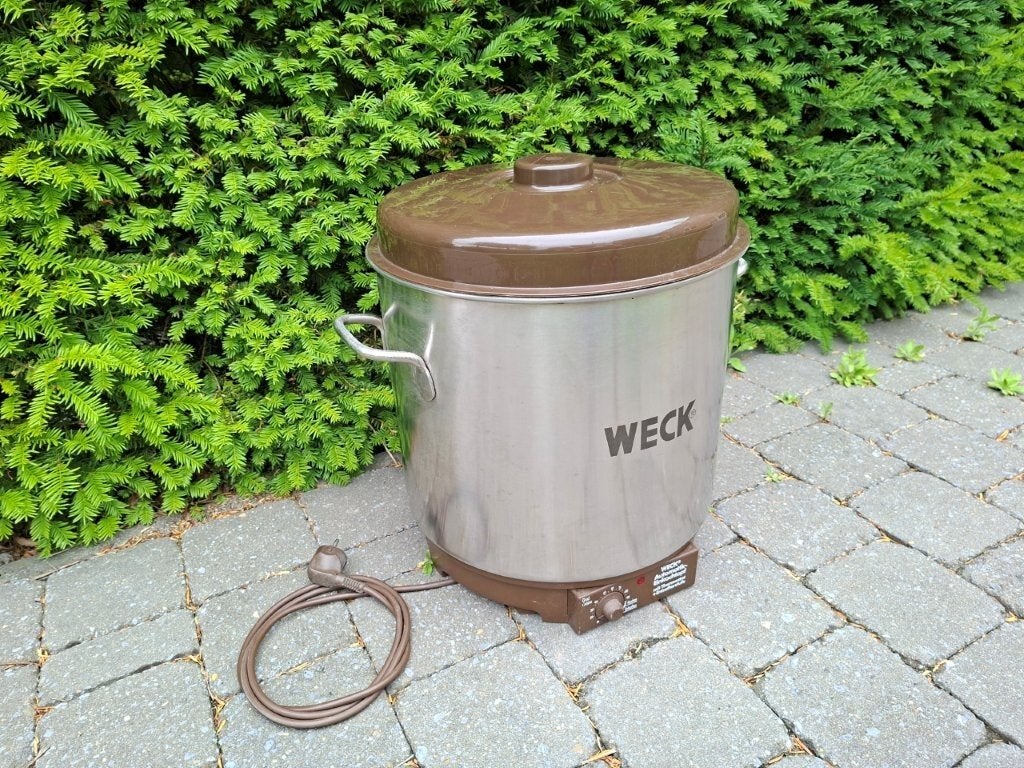Elektrische WECK Ketel Inox, Maison & Meubles, Cuisine | Casseroles & Poêles, Comme neuf, Casserole ou Cocotte-minute, Inox, Enlèvement