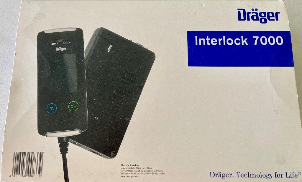 Dräger Interlock 7000 alcoholslot, Auto diversen, Overige Auto diversen, Ophalen