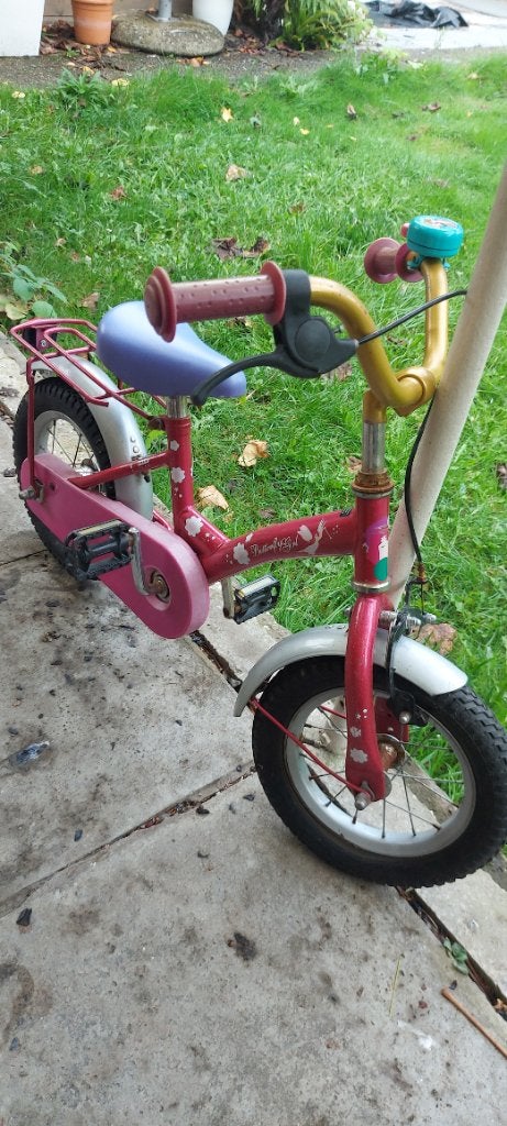 Kinderfiets, Fietsen en Brommers, Ophalen, Gebruikt, Terugtraprem, Minder dan 16 inch