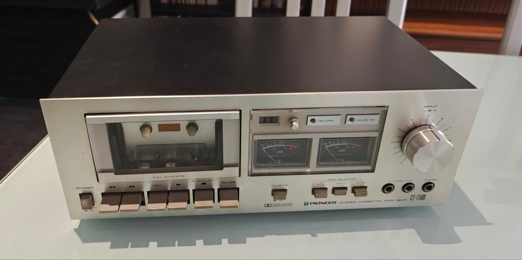 Pioneer CT-F500 stereo cassettedeck, Audio, Tv en Foto, Cassettedecks, Ophalen of Verzenden