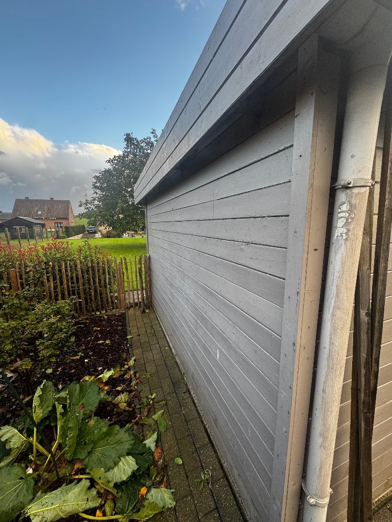 Gratis af te halen, te renoveren tuinhuis., Jardin & Terrasse, 200 à 400 cm, Enlèvement, Utilisé, 500 cm ou plus
