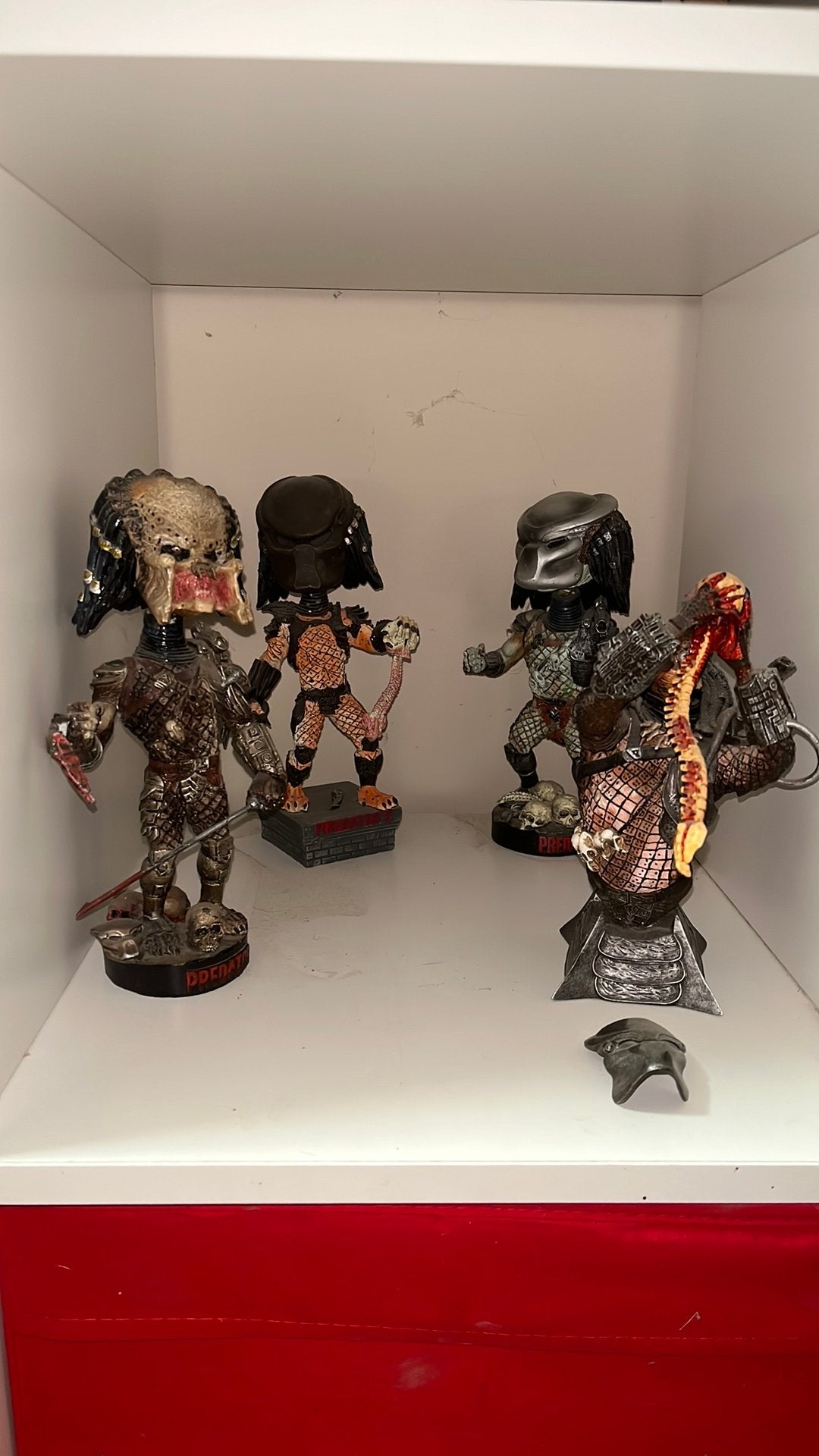 4 filmpoppen van Predator, Ophalen, Zo goed als nieuw, Film, Actiefiguur of Pop