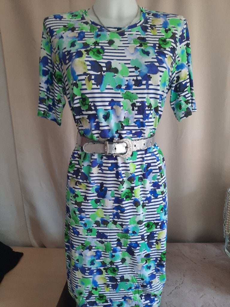 Bicalla zomerkleedje met frisse kleuren M, Maat 38/40 (M), Meerkleurig, Ophalen of Verzenden, Zo goed als nieuw