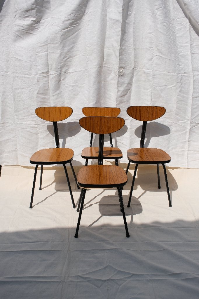CHAISES EN FORMICA ENFANT, Maison & Meubles, Brun, Enlèvement, Utilisé, Bois