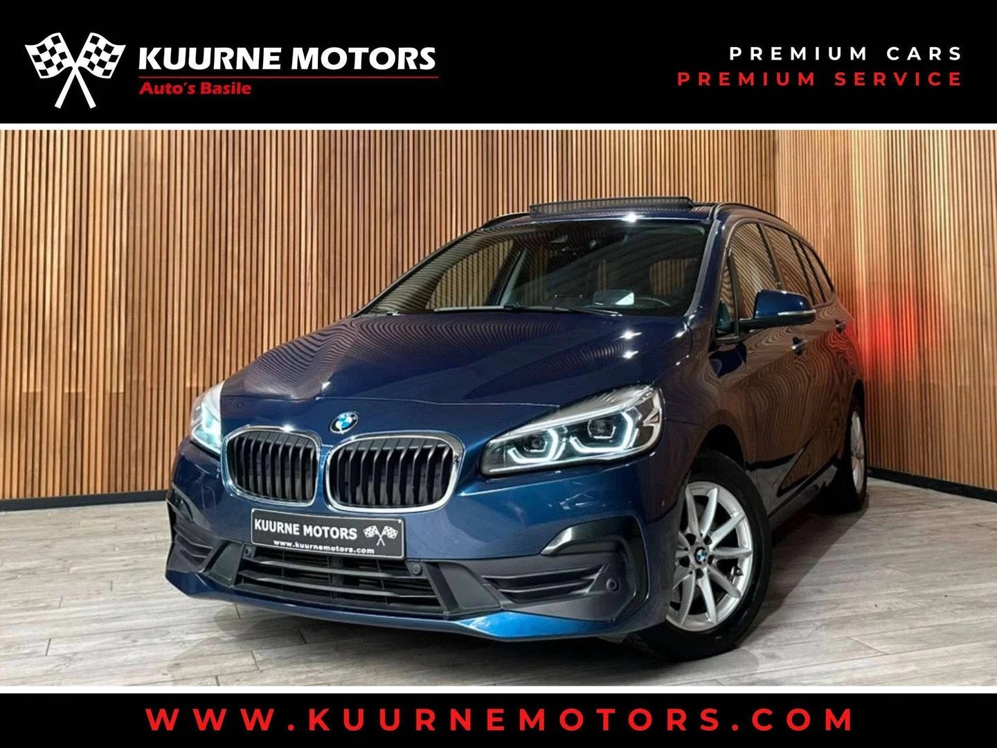 BMW 2 Serie 218 iA GT 7pl Led/Pano/Gps/Pdc/Dab/Cam/Hud/Bt *1, Auto's, Stof, Gebruikt, 2 Reeks, 7 zetels