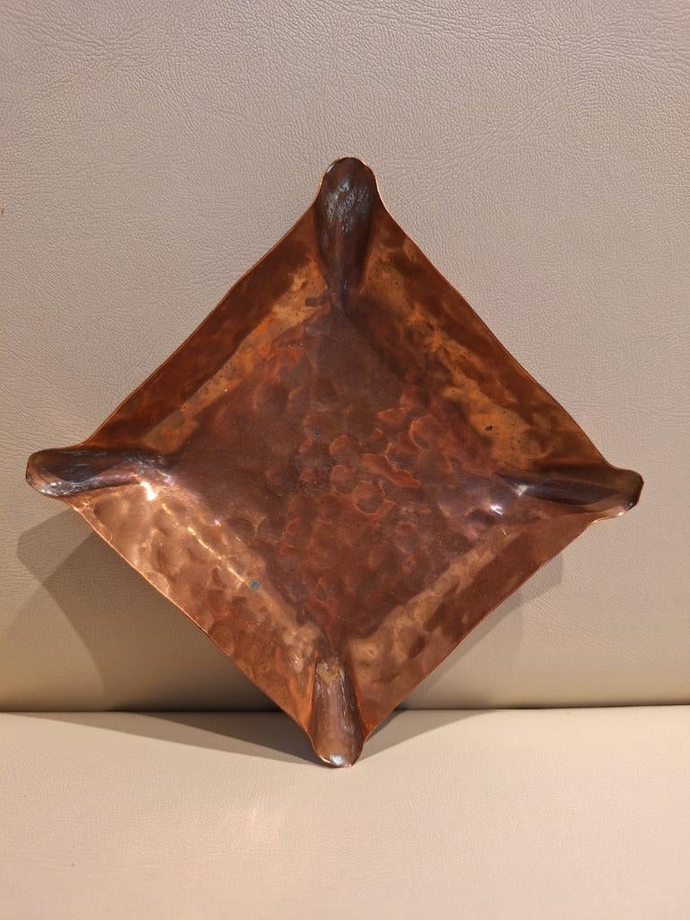Koperen asbak, Verzamelen, Ophalen of Verzenden, Asbak