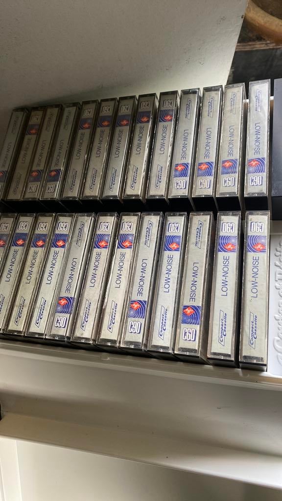 Vintage stereo cassette met muziek, Ophalen, Gebruikt