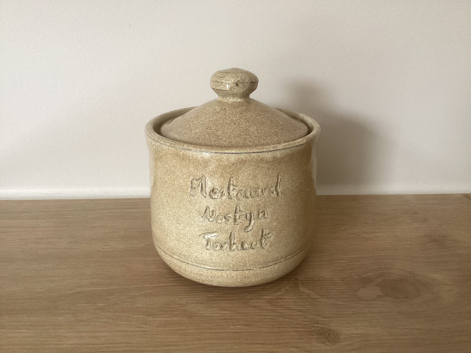 Wostyn wostijn Torhout mosterdpot keramiek pot aardewerk, Antiquités & Art, Enlèvement ou Envoi