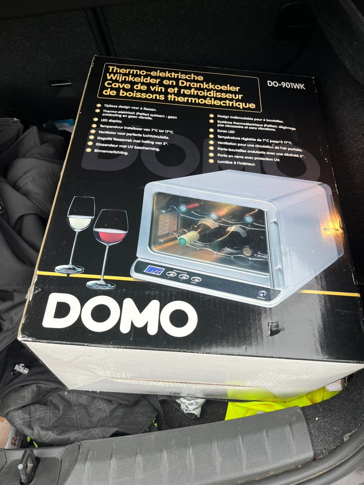 Domo wijnkoeler, ongebruikt, Ophalen of Verzenden, Zo goed als nieuw