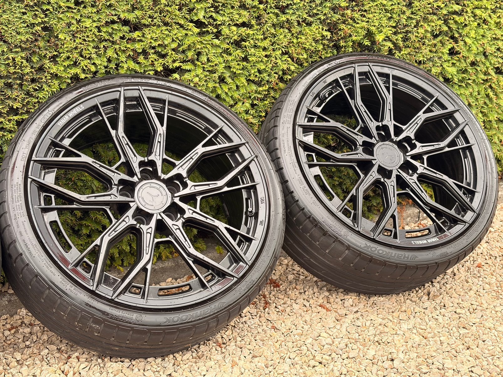 Yanar origineel setje 19inch nieuwstaat, Auto-onderdelen, Banden en Velgen, Gebruikt, Banden en Velgen, Personenwagen, Ophalen
