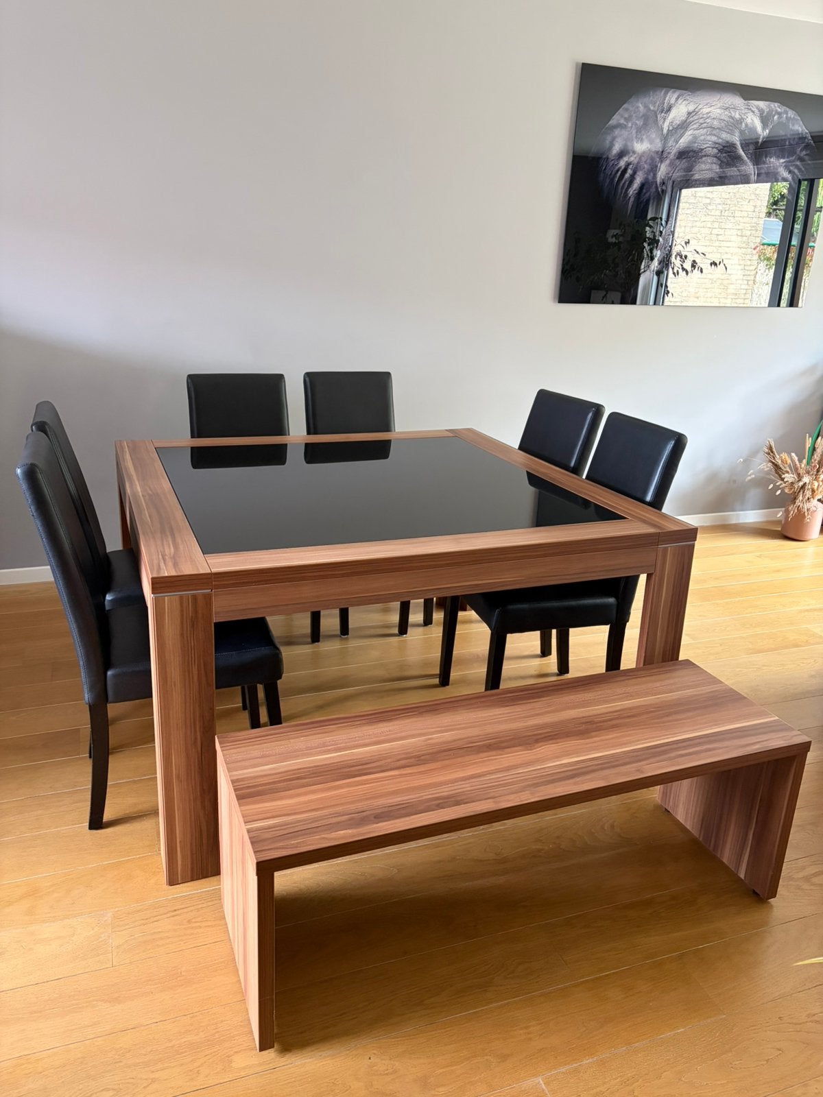 Ensemble salle a manger, Enlèvement, Utilisé, Moderne, 6 à 8 chaises
