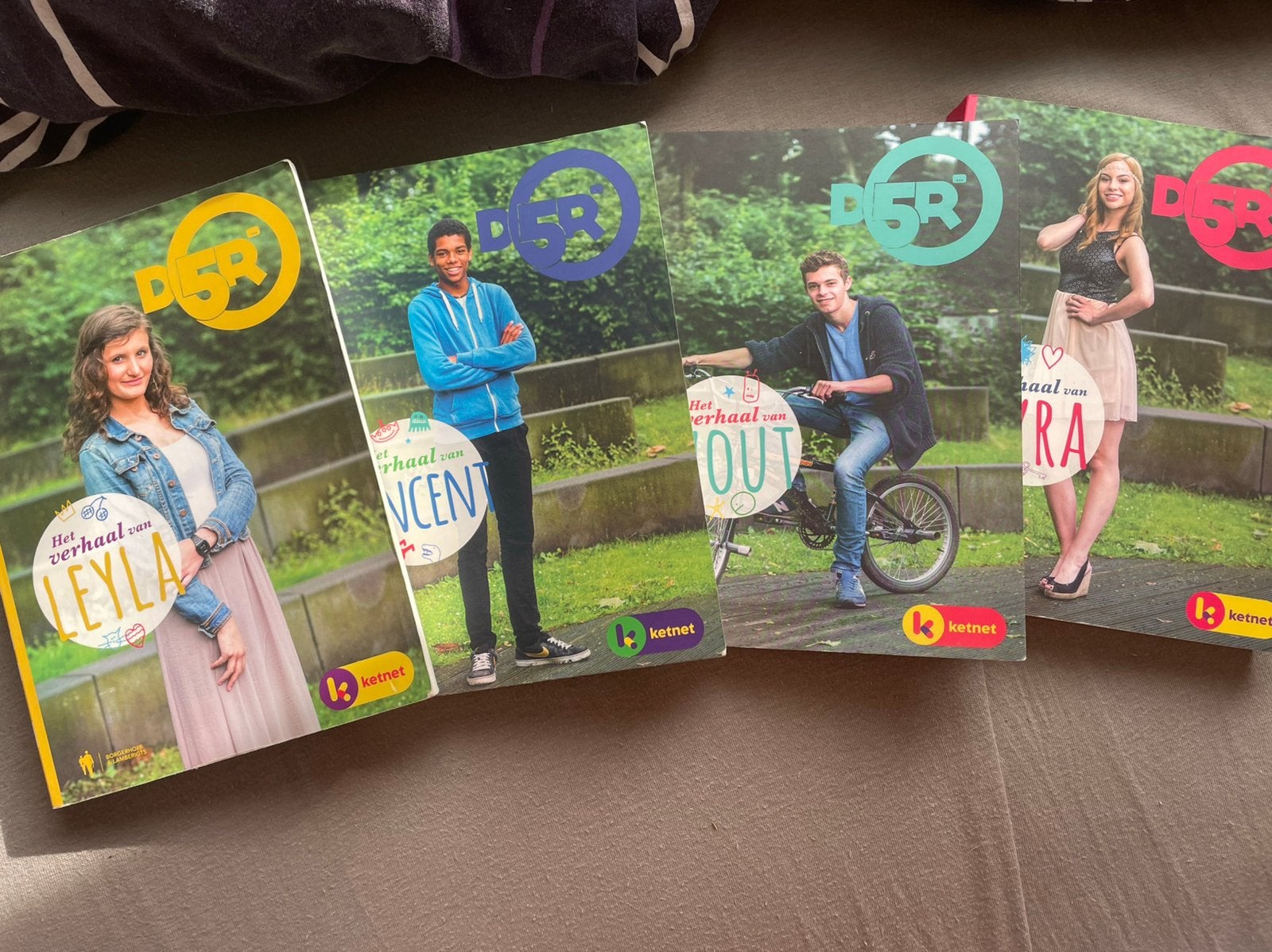 4 boeken van D5r leyla, vincent, wout en kyra, Ophalen of Verzenden, Zo goed als nieuw