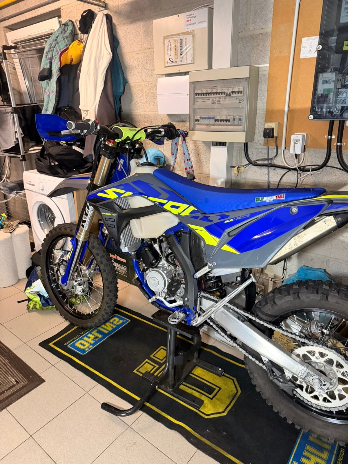 Sherco 125 se, Enlèvement