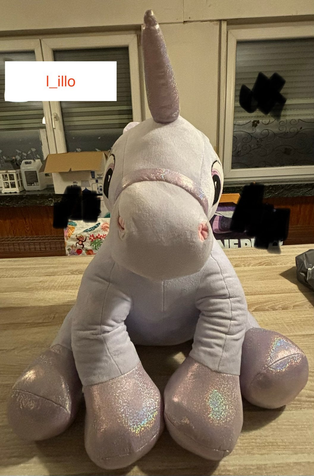 PELUCHE LICORNE BLEUE CLAIRE 🦄, Enlèvement, Comme neuf, Autres types, Autres marques