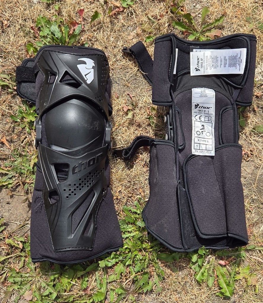 Thor Force XP/B level 1 knee guards, Enlèvement, Seconde main, Vêtements de motocross, Thor Racing