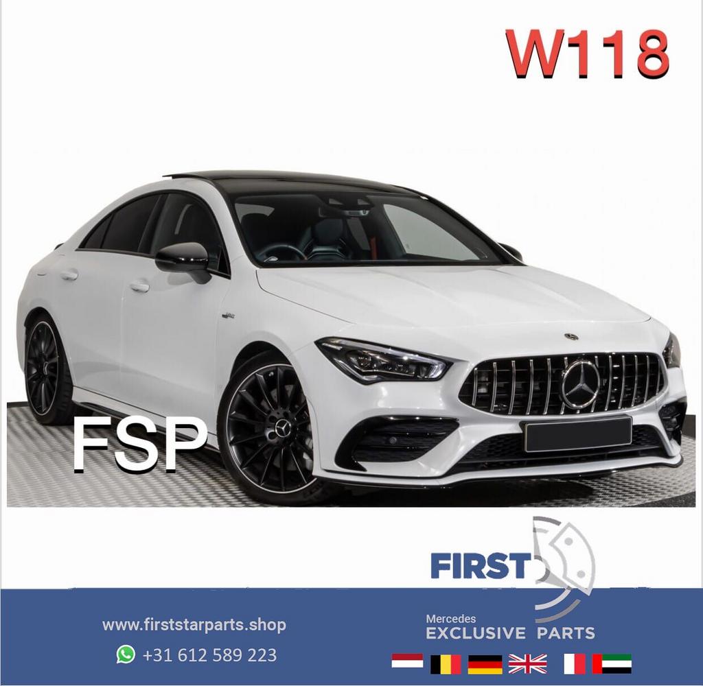 W118 C118 X118 CLA KLASSE 45 AMG GT GRIL 2019-2022 CLA45s AM, Gebruikt, -, Ophalen of Verzenden, -