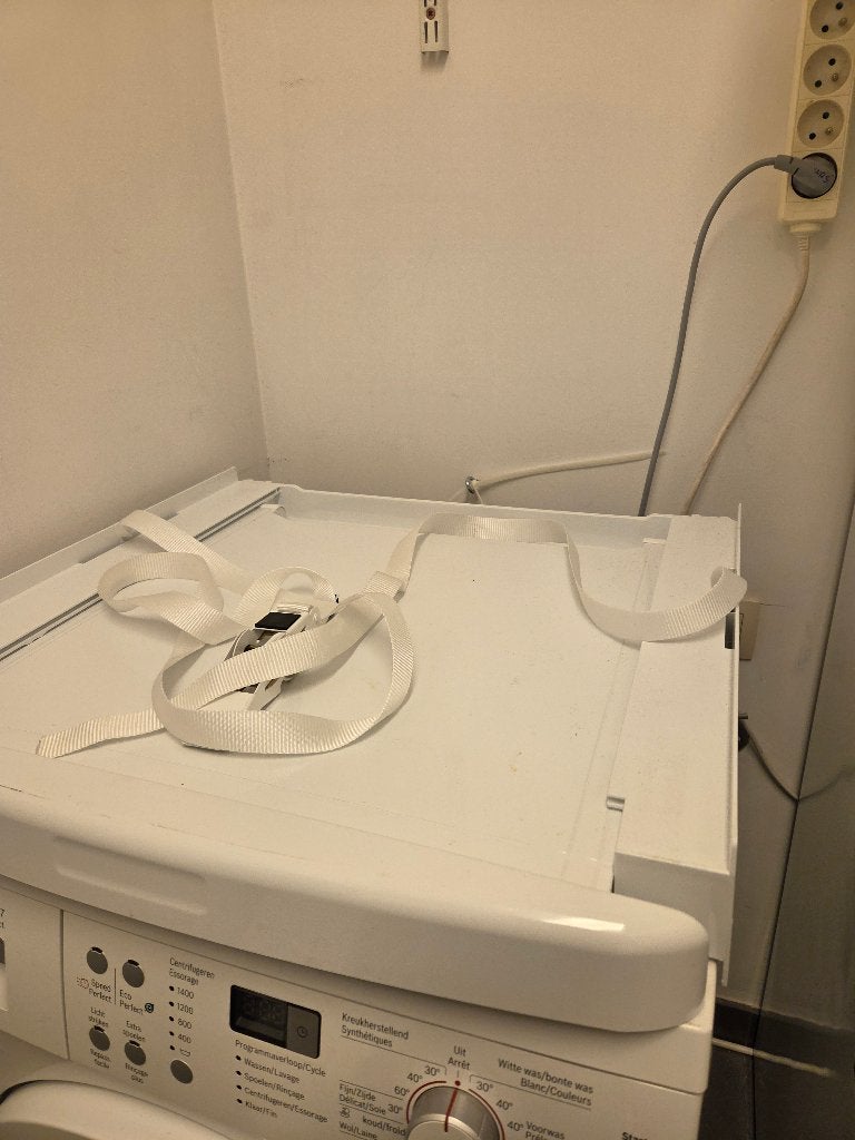 tussenstuk voor wasmachine en droogkast uitschuifbaar, Enlèvement, Comme neuf