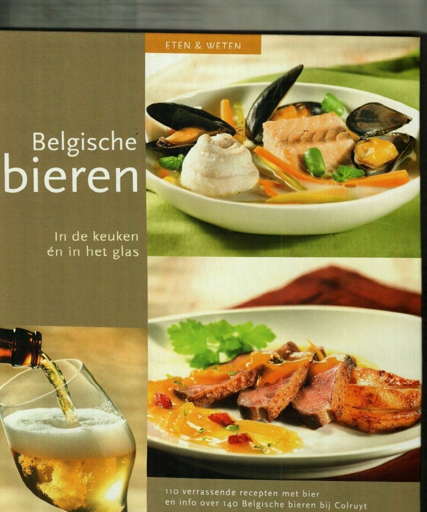 Belgische bieren in de keuken en in het glas Colruyt +CDROM, Enlèvement ou Envoi, Comme neuf