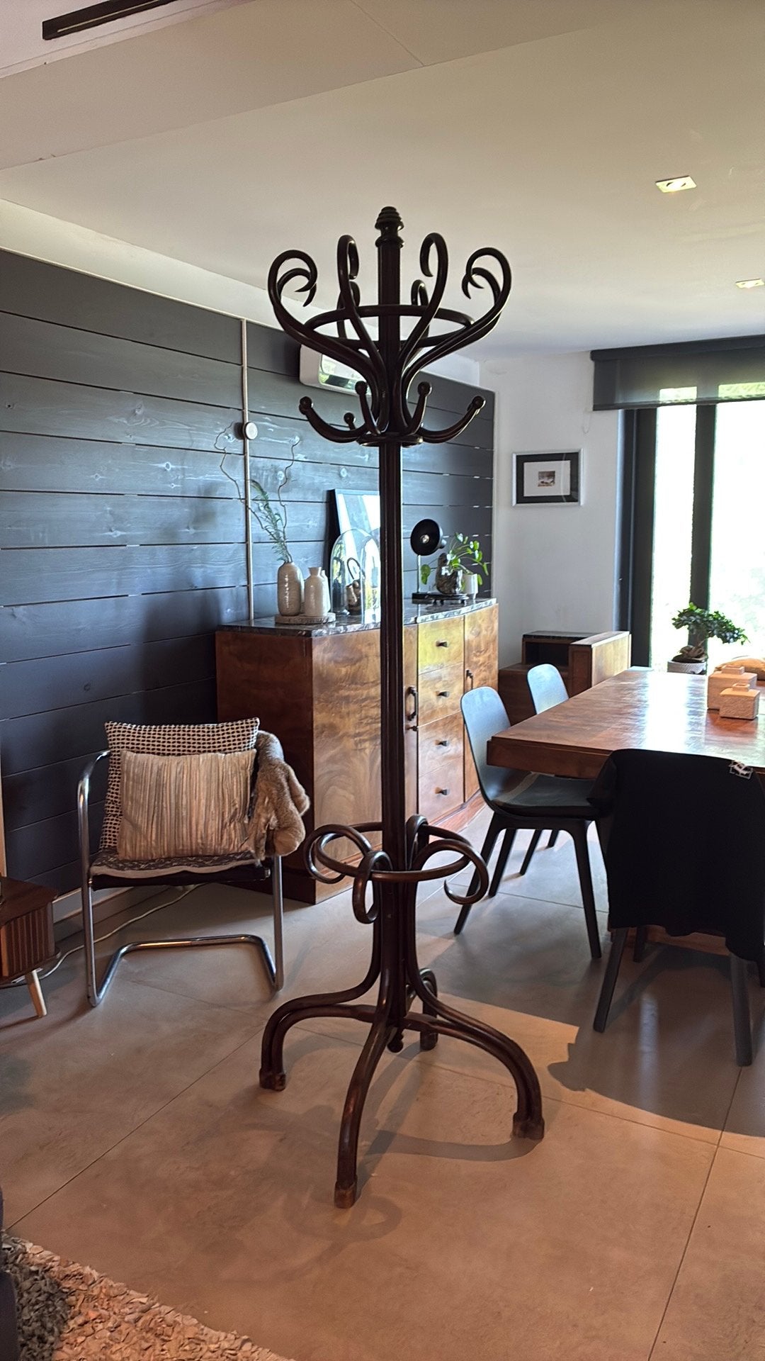 Porte manteau Thonet, Huis en Inrichting, Woonaccessoires | Kapstokken, Ophalen, Gebruikt, 200 cm of meer, Staande kapstok