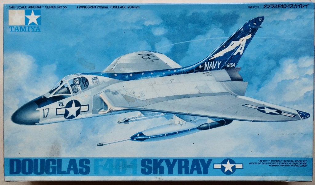 TAMIYA 1/48 - DOUGLAS F4D-1 SKYRAY, Neuf, Enlèvement ou Envoi, Avion, Plus grand que 1:72