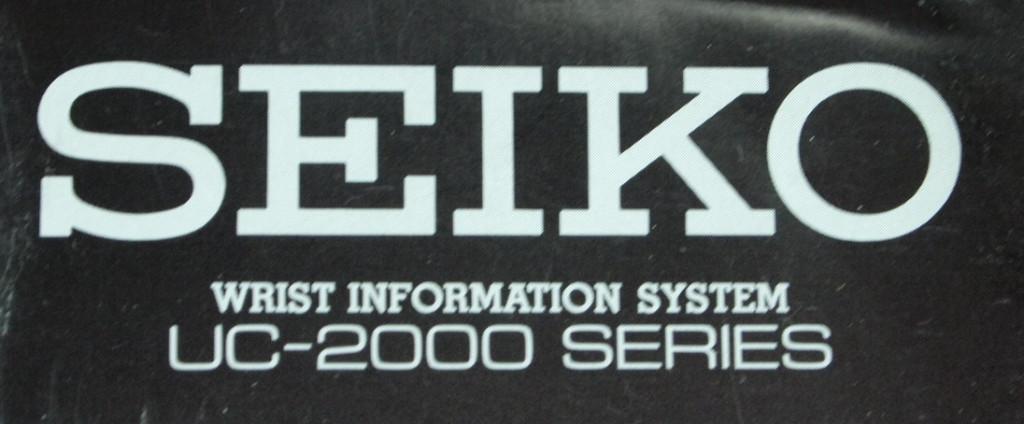 SEIKO wrist information system UC-2000 series, Bijoux, Sacs & Beauté, Montres | Hommes, Enlèvement ou Envoi, Montre de poche, Acier