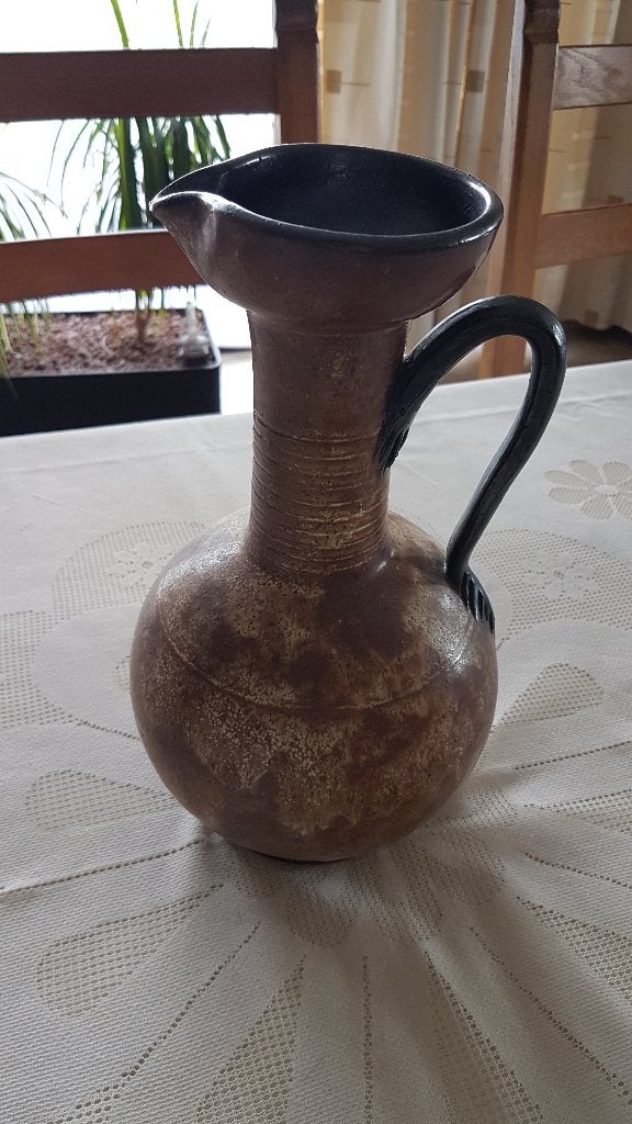 Vase/cruche en grès signée, Antiquités & Art, Enlèvement