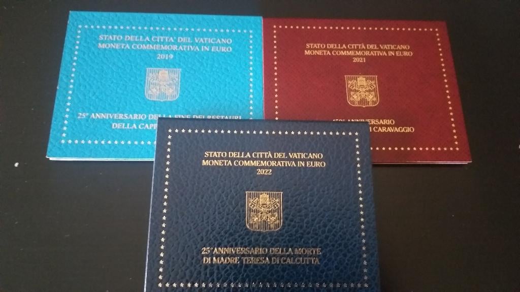 2€ Herdenkingsmunten Vaticaan 2019 - 2022, Ophalen of Verzenden, Vaticaanstad, 2 euro, Losse munt