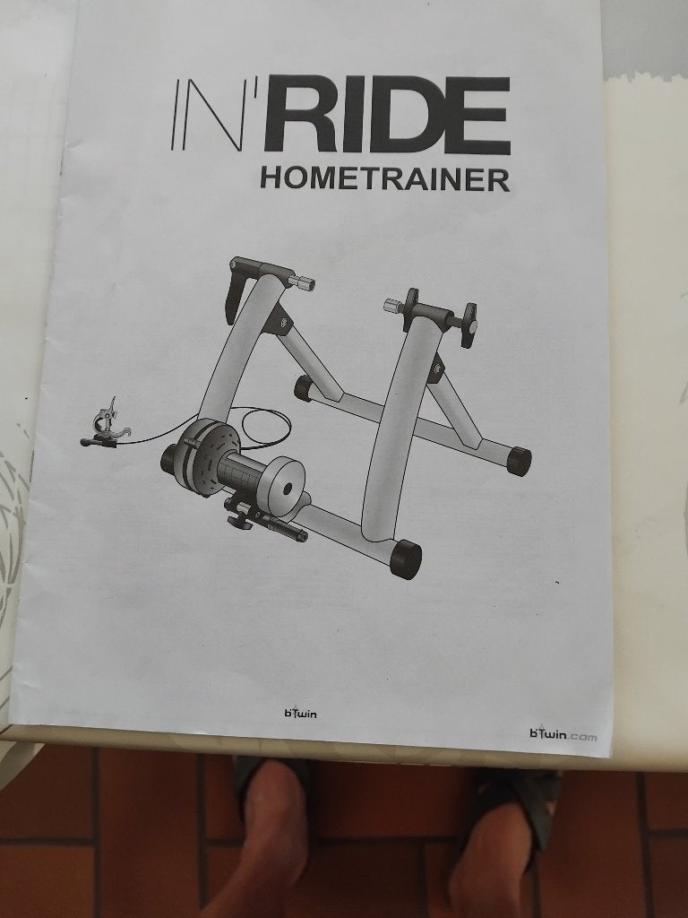 Home trainer, Vélos & Vélomoteurs, Enlèvement, Comme neuf, BTwin