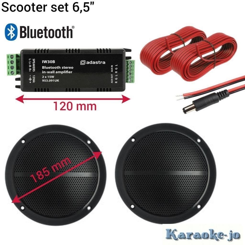 Scooter Bluetooth set 6,5 inch speakers [6M-A230]., Ophalen of Verzenden, Nieuw