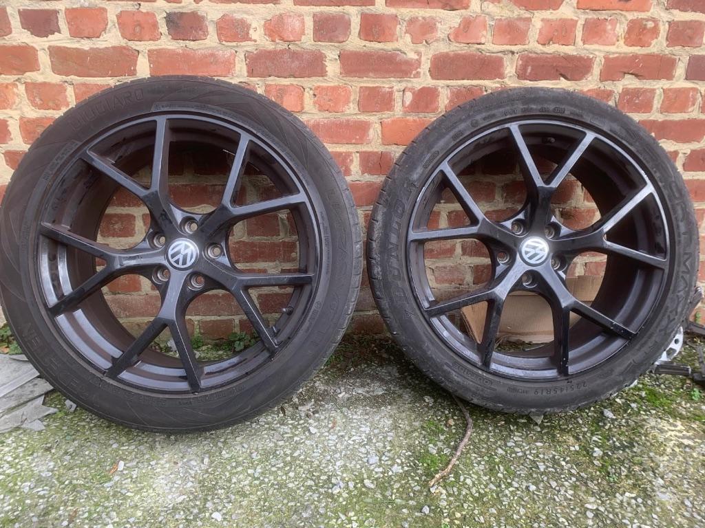 3 Pneus Volkswagen, 245 mm, Velg(en), Personenwagen, Gereviseerd