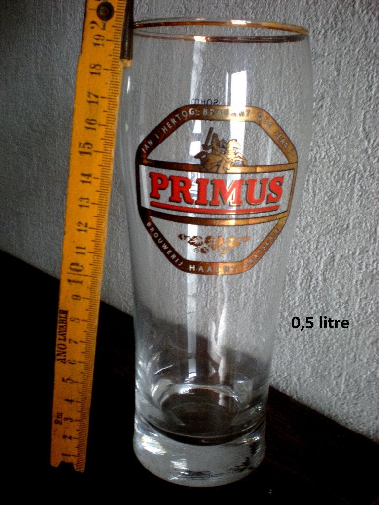 PRIMUS Haacht   1/2 litre, Enlèvement ou Envoi, Comme neuf, Verre ou Verres