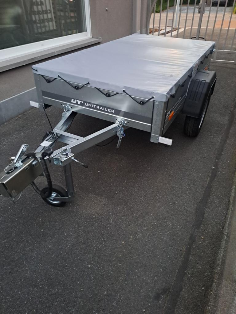 aanhangwagen 1,25 meter op 2 meter, duits onderste, Enlèvement