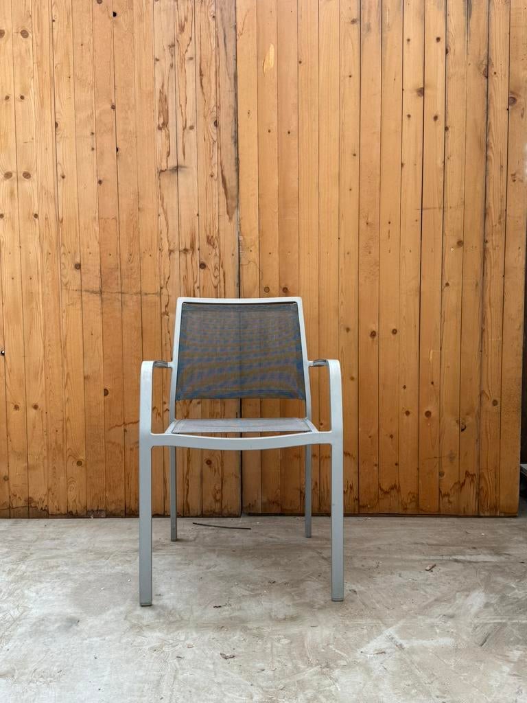 Lot tuinstoelen, Jardin & Terrasse, Chaises de jardin, Comme neuf, Aluminium, Enlèvement