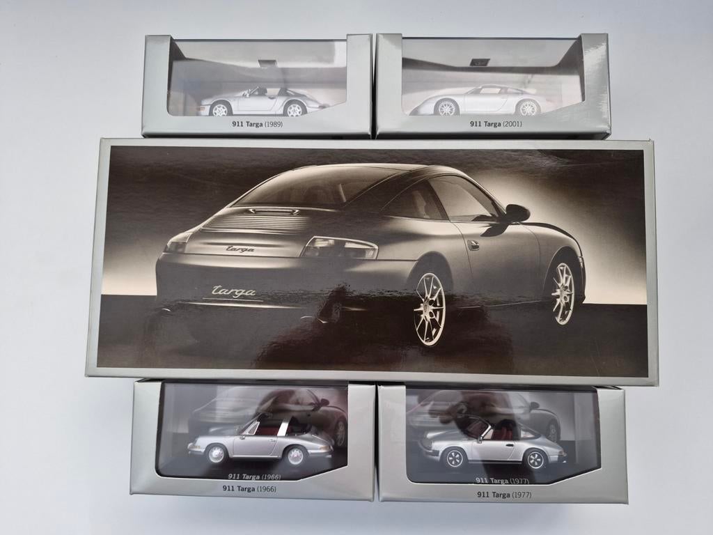 Minichamps Porsche History Collection 911 Targa 1/43, Enlèvement ou Envoi, Comme neuf, Voiture, MiniChamps