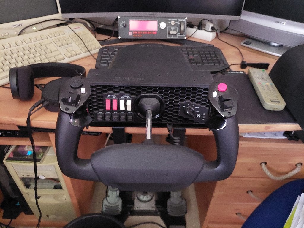 Yoke Honeycomb, Computers en Software, Joysticks, Ophalen, Zo goed als nieuw, Honeycomb bravo