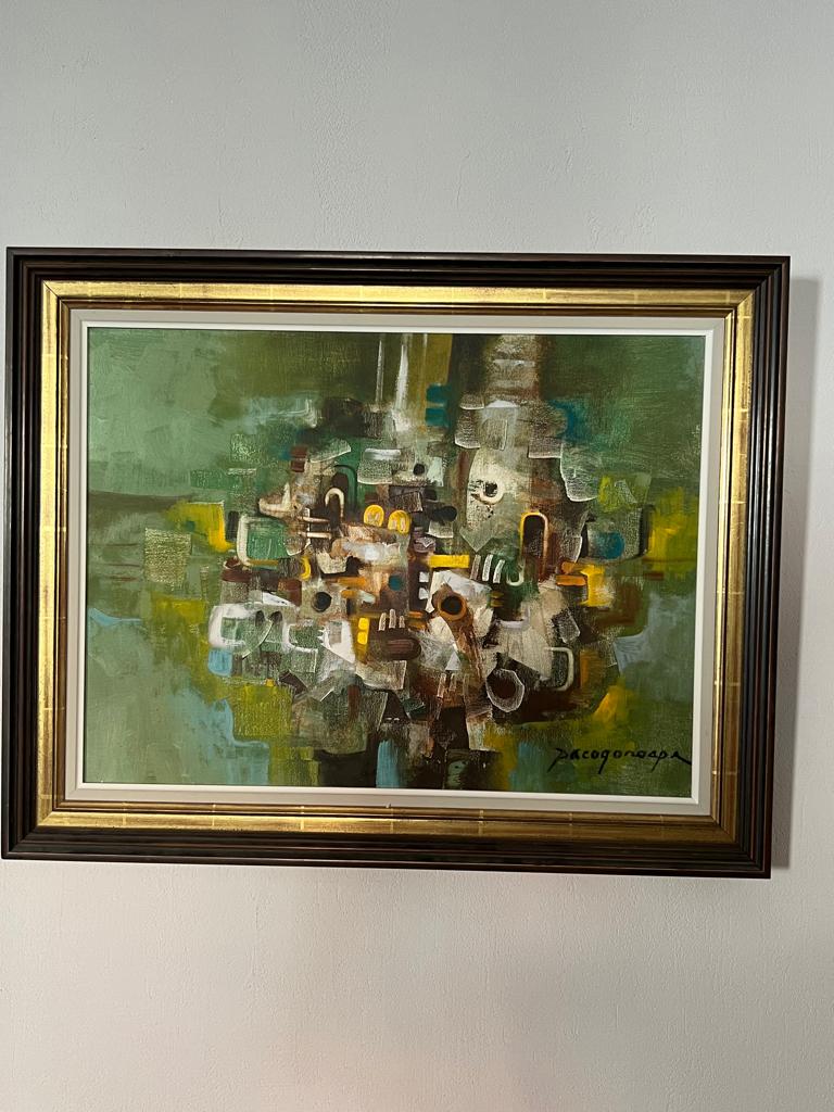 HUILE SUR TOILE DE PACO GOROSPE. 1939 -2002, Antiek en Kunst, Ophalen of Verzenden