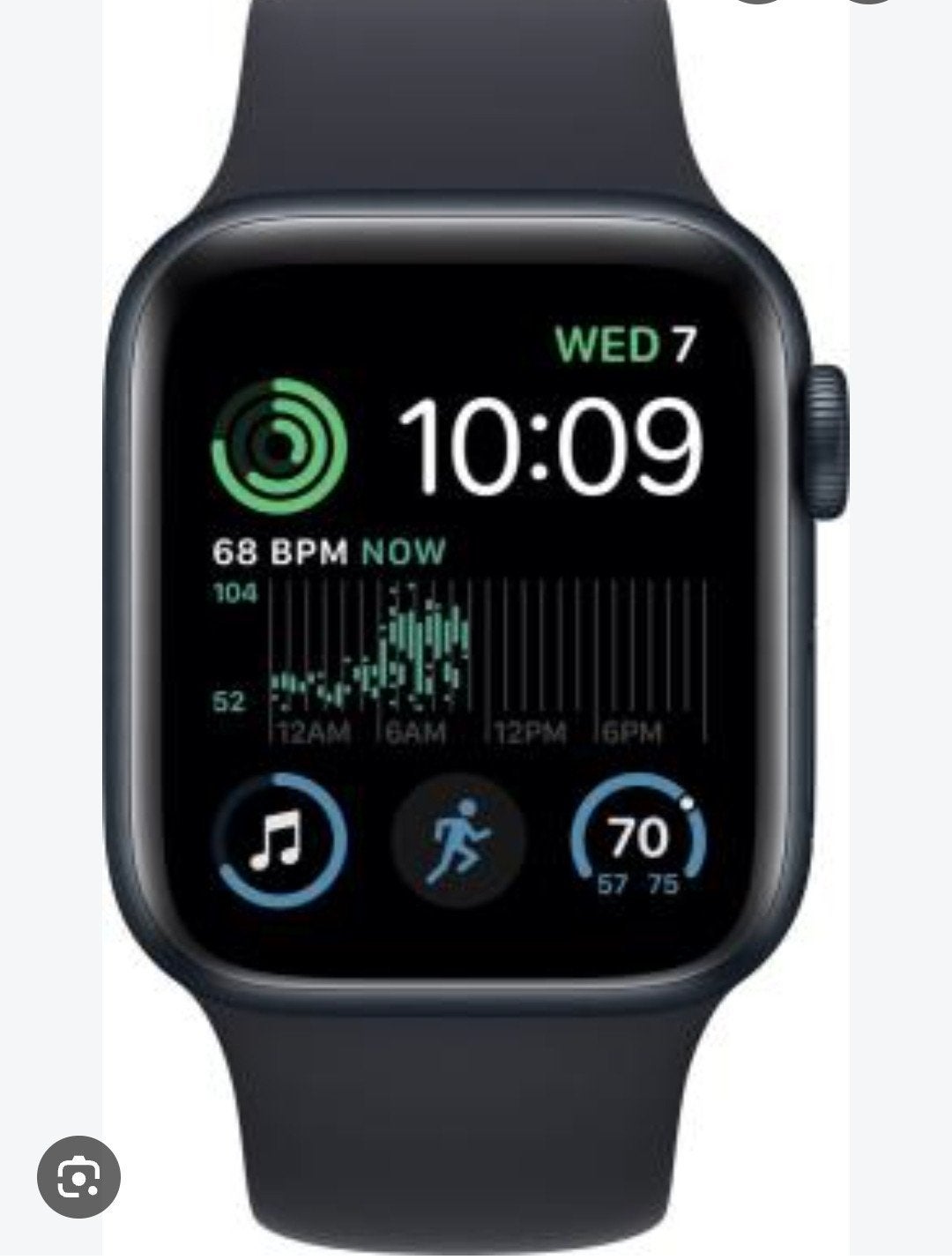 Splinternieuwe Apple Watch SE (Gen 2) 40mm Midnight S8 GPS, Ophalen, Apple Watch, Nieuw, GPS