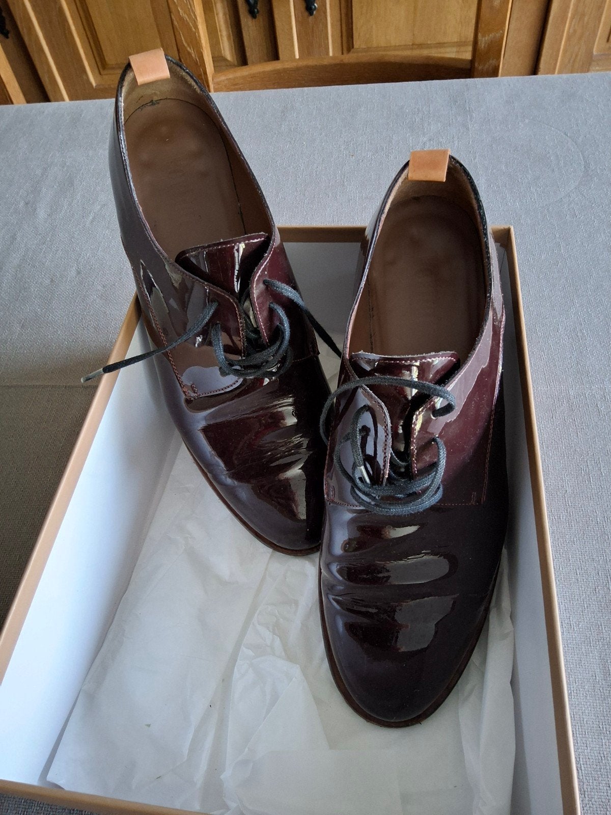 Chaussures à lacets, Enlèvement ou Envoi, Brun