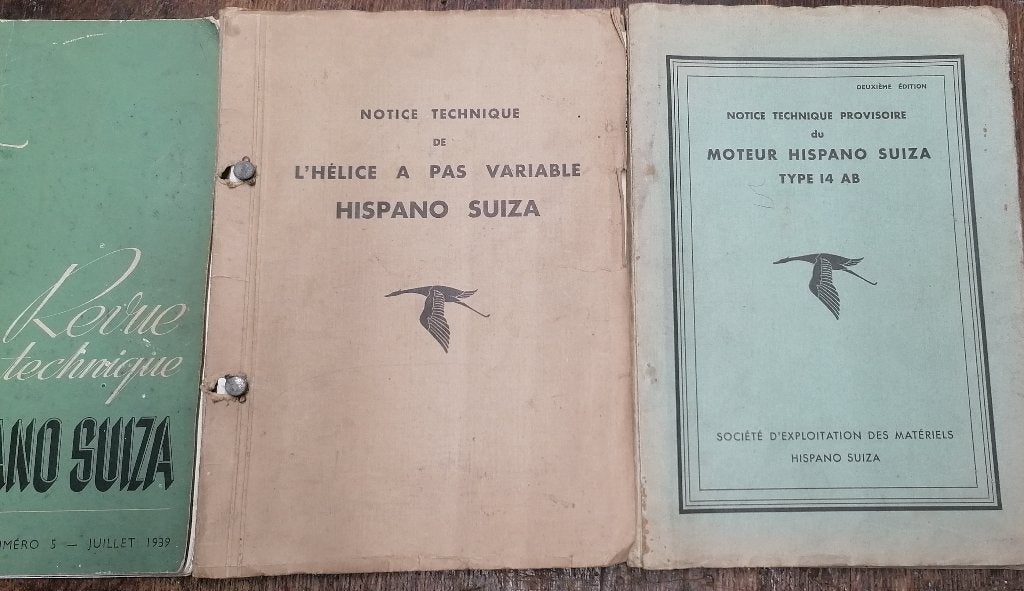 Revues techniques Hispano Suiza WW2 1939, Collections, Envoi, Autres, Autres types