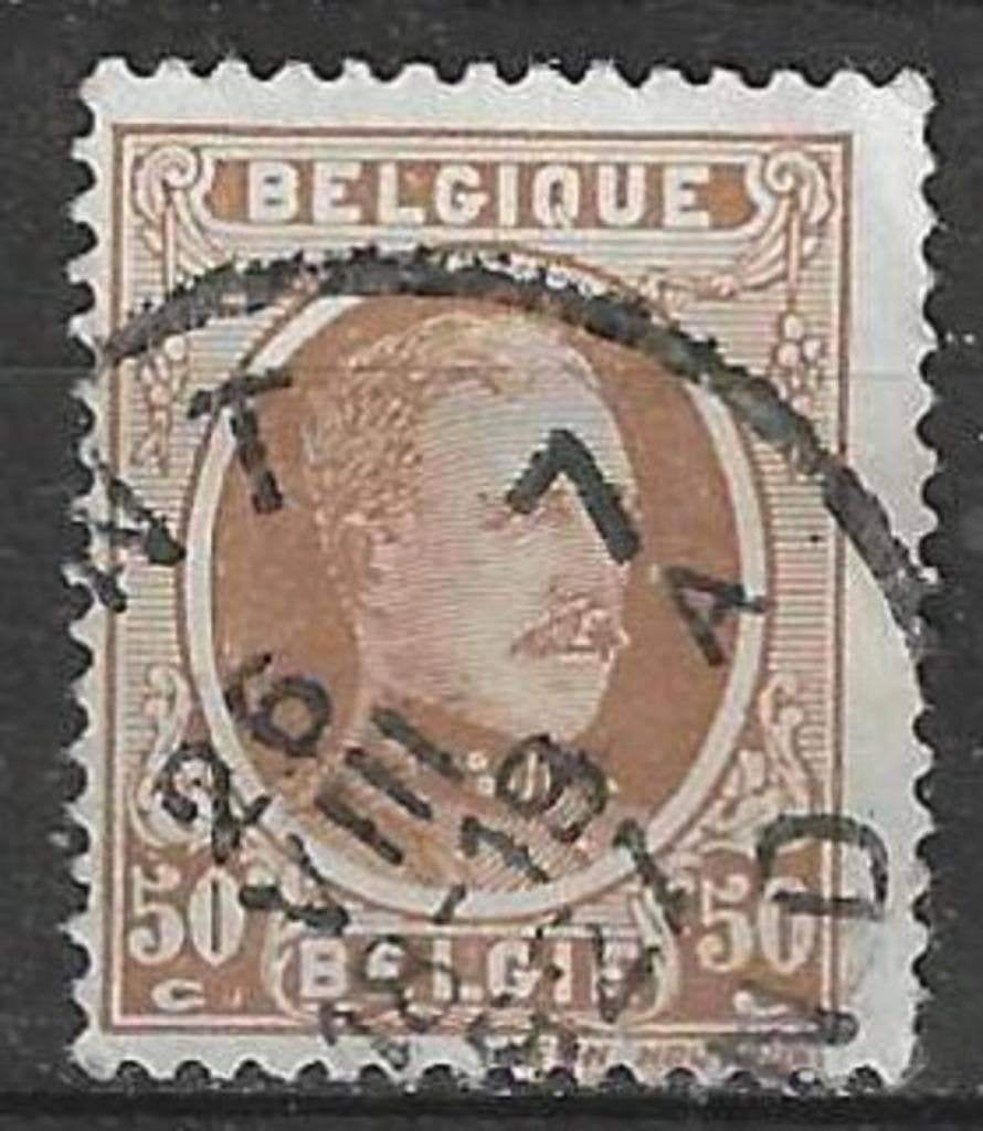 Belgique 1921/1927 - Yvert/OBP 203 - Roi Albert Ier (ST), Envoi, Affranchi, Oblitéré, Maison royale