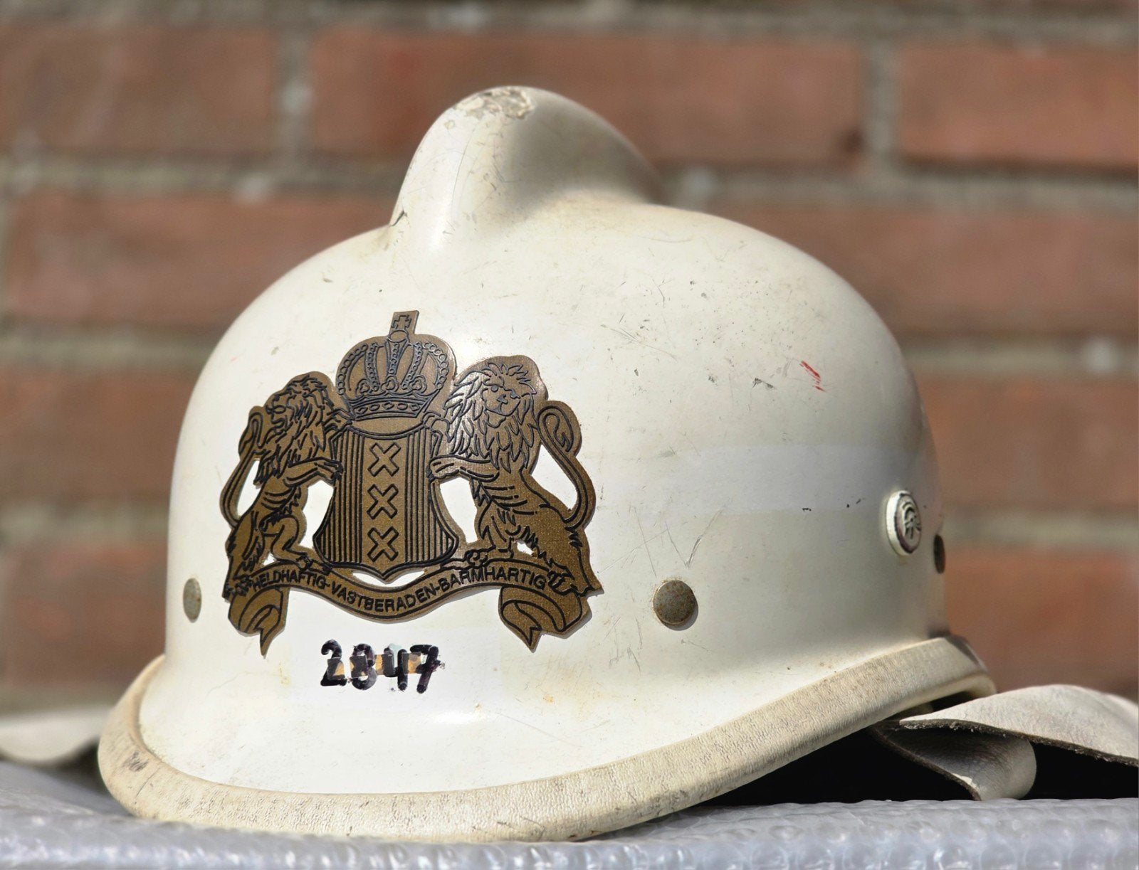 Casque de sapeurs-pompiers néerlandais Amsterdam Innova casq, Collections, Enlèvement ou Envoi