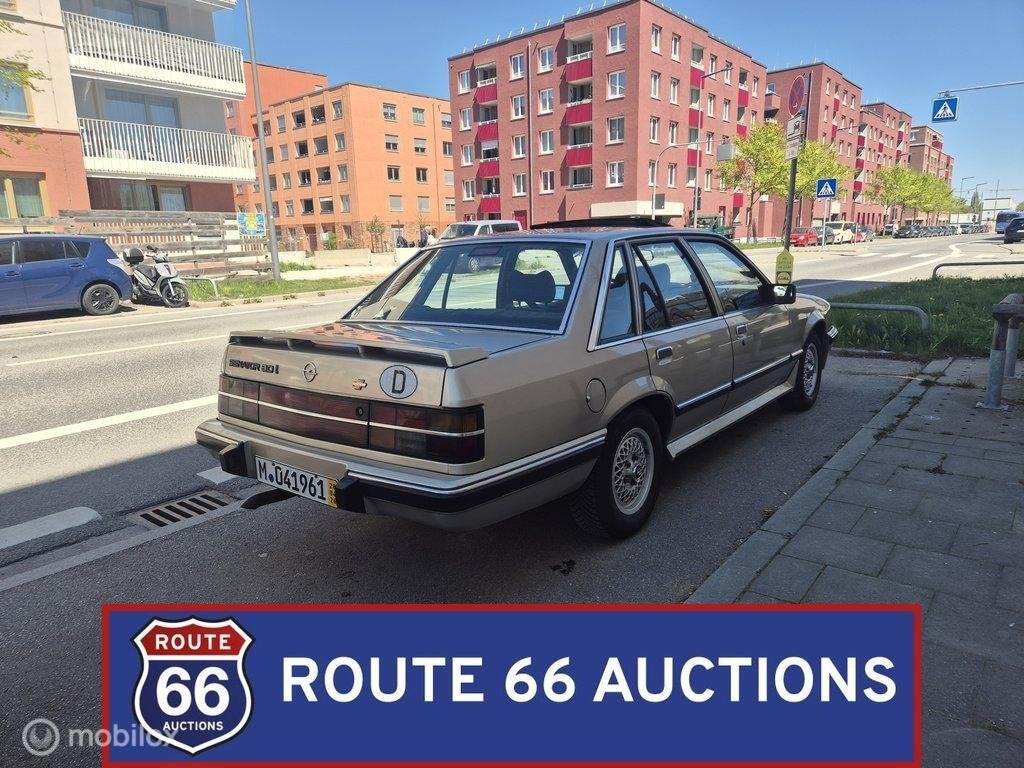 Opel Senator | 1986 | Route 66 Auctions, Auto's, Oldtimers, Zwart, Bedrijf, Overige carrosserie, Opel