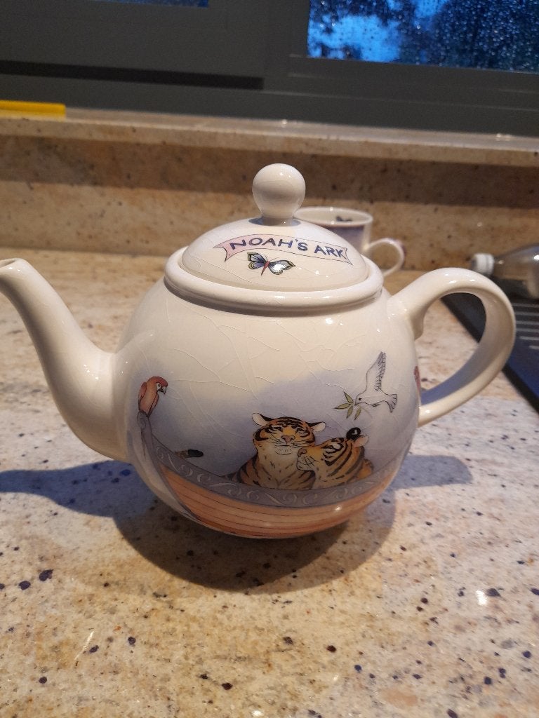 Thee servies, Huis en Inrichting, Ophalen, Overige merken, Zo goed als nieuw, Aardewerk
