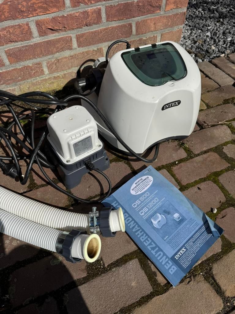 Intex Krystal clear zoutwatersysteem QS1200, Ophalen of Verzenden, Zo goed als nieuw