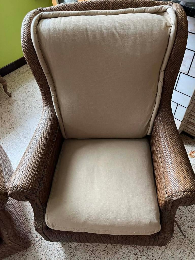 2 Fauteuils en rotin Marque: KOK MAISON, Enlèvement